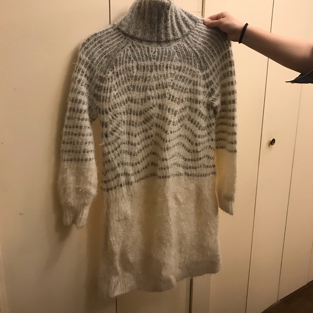 Anthropologie turtleneck sweater dress